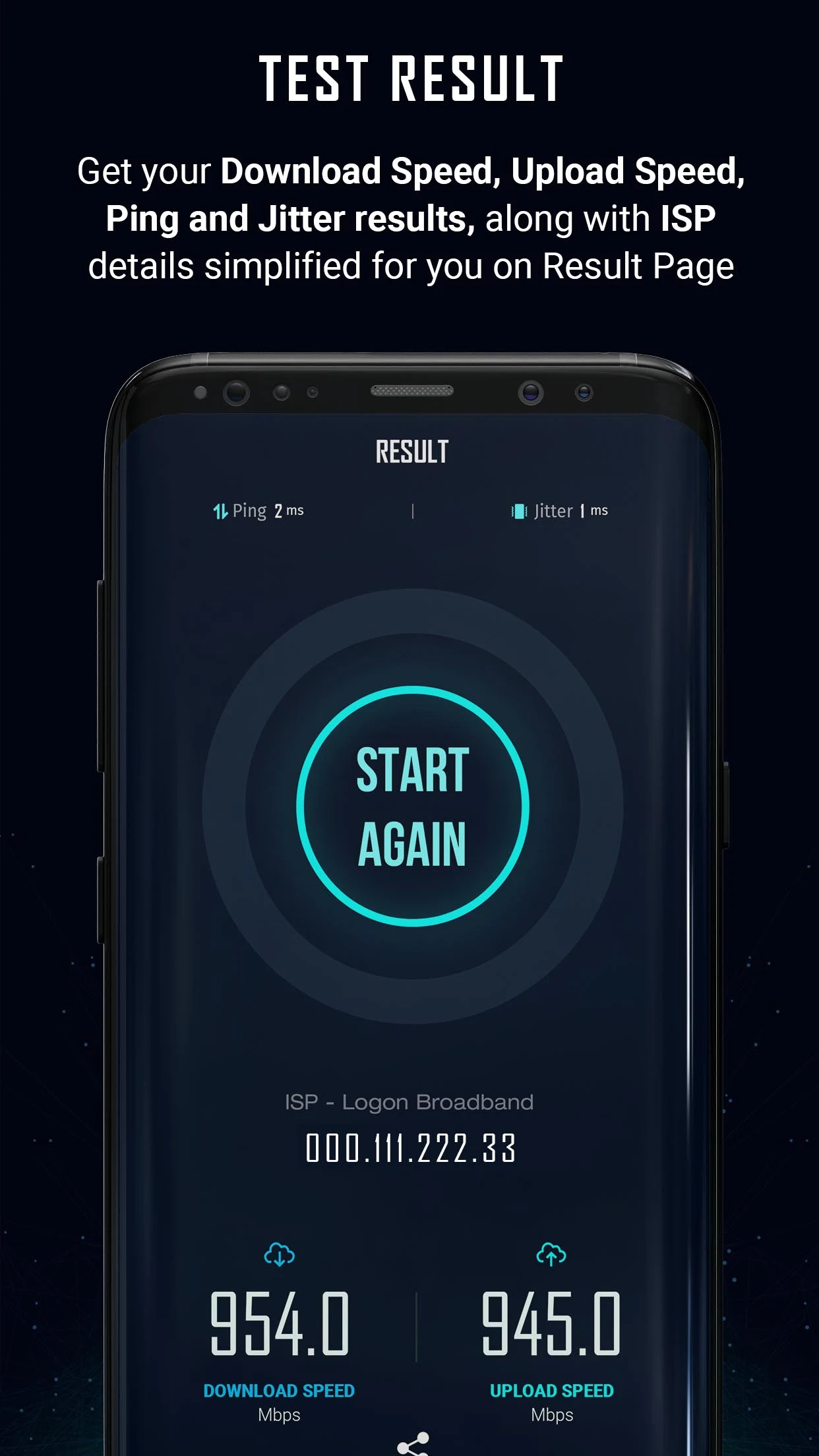 FiberTest -Internet Speed Test screenshot
